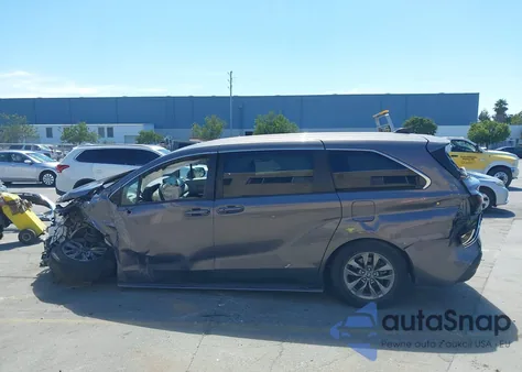 2022 Toyota Sienna Le из США, поврежденный, VIN 5TDKRKEC3NS097101